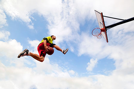 Photo Collage - Child Star - Basketball Slam Dunk