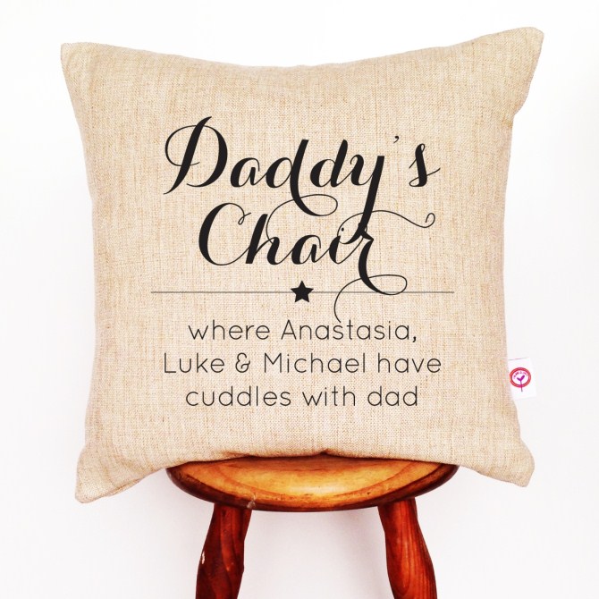 Personalised Father Day Gift - Cushion