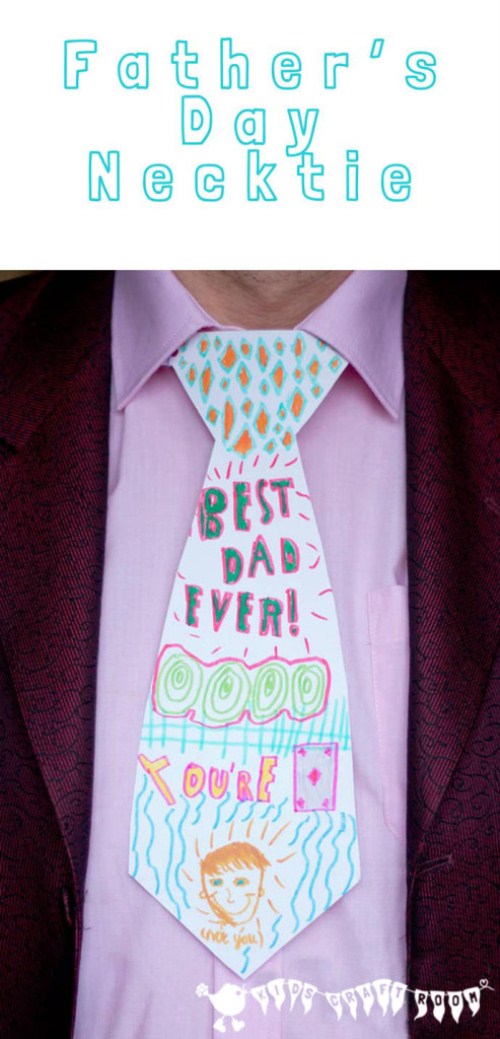 Personalised Father Day Gift - Diy Necktie