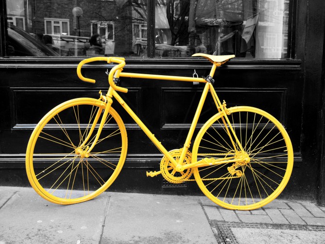 Urban Photography - Yellow Bike