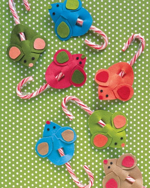 Diy Christmas Decorations - Candy Mice