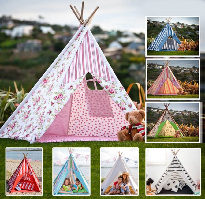 Printed Canvas - Canvas Teepee Tent