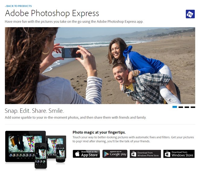 Best Applications For Photos - Adobe Photoshop Express