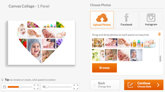 Photo Collage Maker Online | Canvas Printers