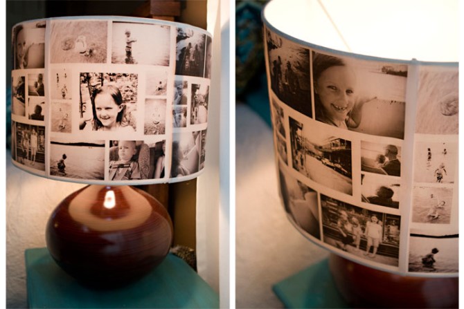 Photo Collage Ideas - Photo Lampshade