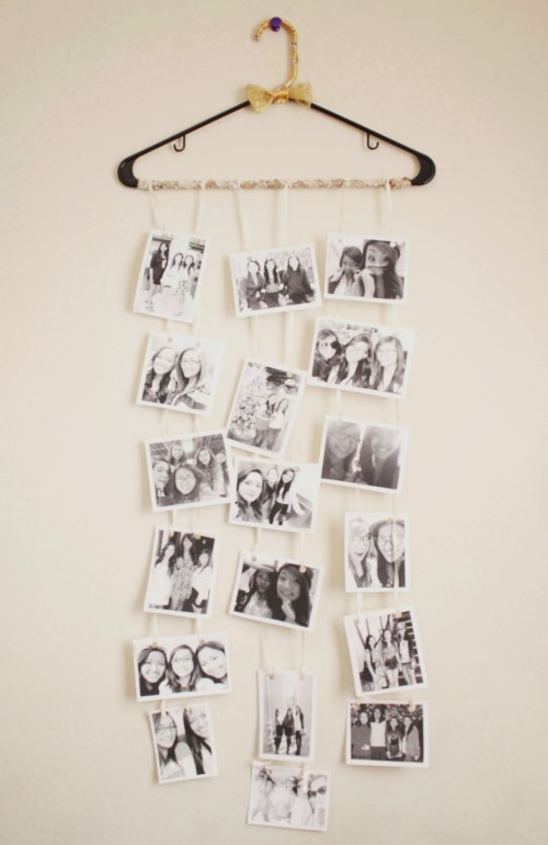 Photo Collage Ideas - Use A Hanger