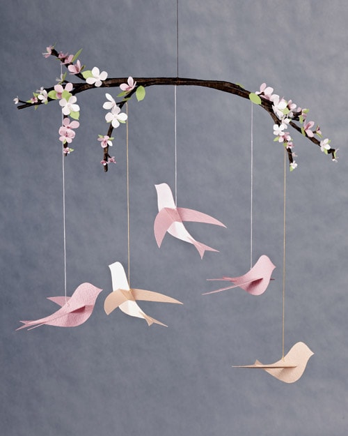 Paper Crafts - Bird Mobile