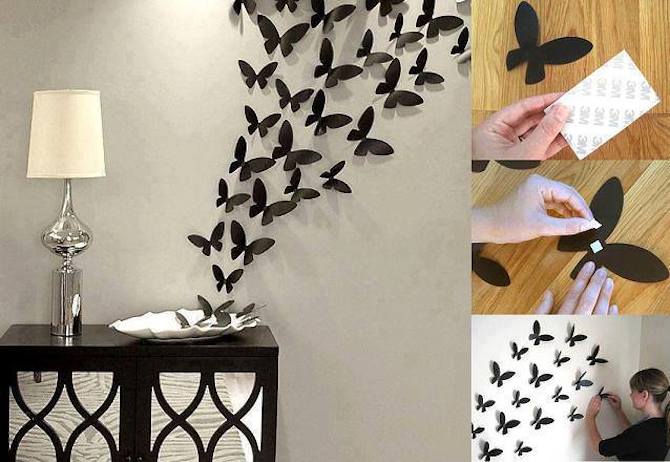 Paper Crafts - Butterfly Wall Art