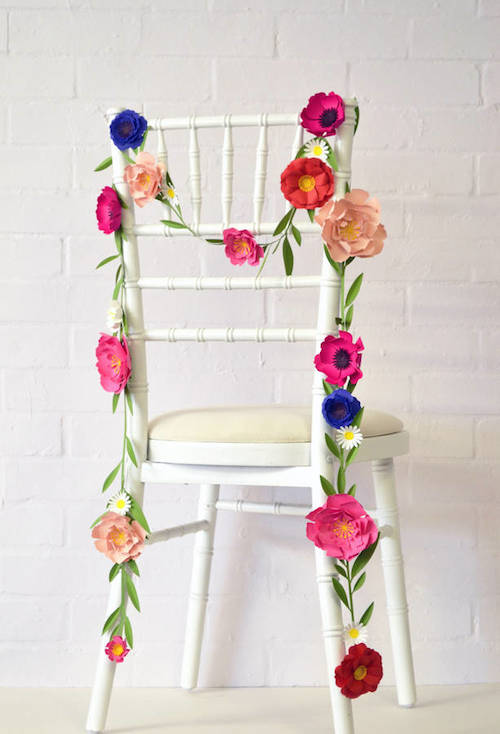 Paper Crafts - Flower Garland