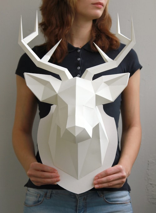 Paper Crafts - Hipster Deer