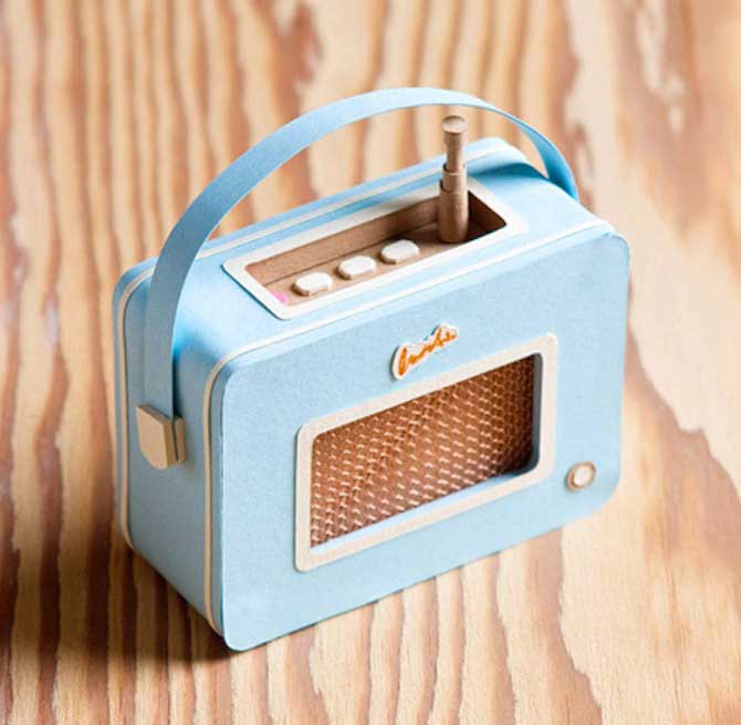 Paper Crafts - Radio Sculpture