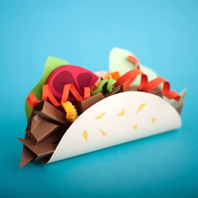 Paper Crafts - Taco