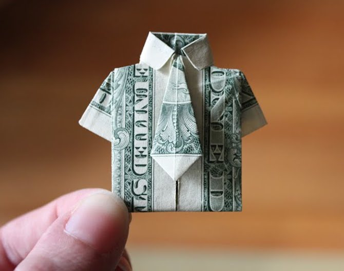 Paper Crafts - Dollar Shirt