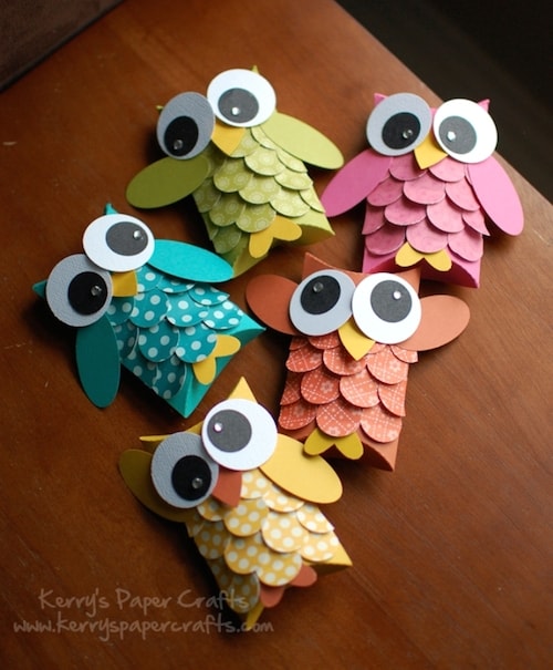 Paper Crafts - Owls