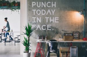 office decorating ideas mixed materials
