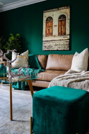 emerald green decor