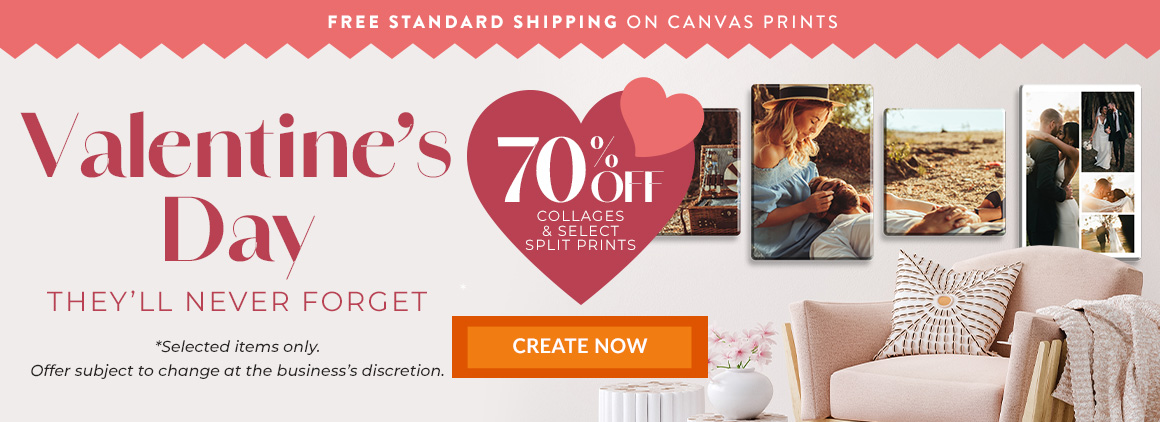Valentines Day 70% off offer