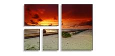 Split Photo Canvas - (1) 55 x 35cm & (2) 25 x 35cm & (1) 50 x 75cm